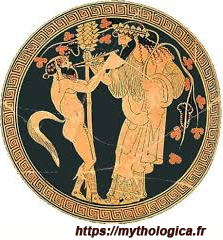 Dionysos et satyre